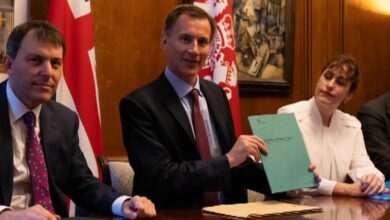 Jeremy Hunt to unveil package of tax hikes and spending cuts in autumn statement to plug £54bn black hole 5 skynews jeremy hunt autumn statement 5968678