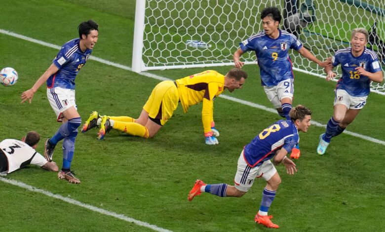Stunning comeback help Japan earn shock 2-1 victory over Germany 1 skysports ritsu doan japan 5975888