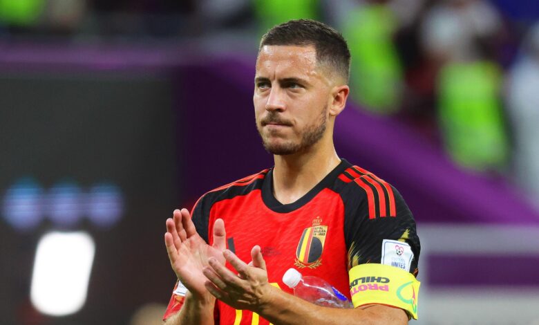 Hazard quits international football after Belgium's World Cup exit 1 Hazard