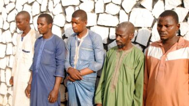 Kwara Police Command parades five suspected kidnappers 5 Kidnappers