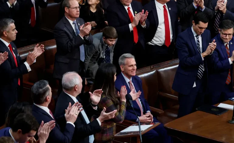 US House fails to elect new speaker in first rounds of voting 1 2023 01 03T175430Z 124912479 RC24JY9881YZ RTRMADP 3 USA CONGRESS