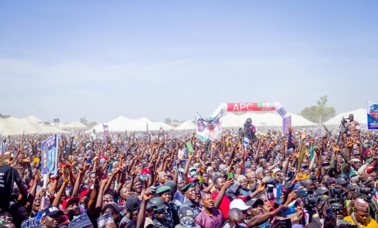 The thundering turnout for Tinubu in Yola, By Bala Ibrahim 1 20230109 183137