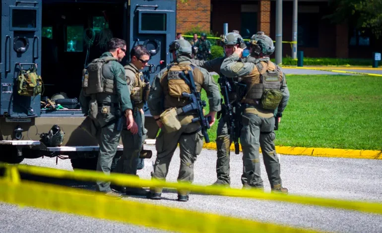Teacher shot by 6-year-old with gun in US classroom-Police 1 AP21263723949748