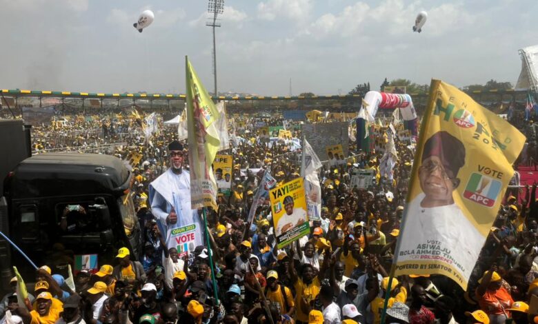 Tinubu at Ogun campaign rally, promises to end fuel scarcity 1 Asiwaju Ogun