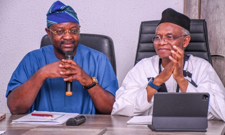 PHOTO NEWS: El-Rufai visits sports minister, seeks ownership of Ahmadu Bello Stadium 15 El Rufai Dare7