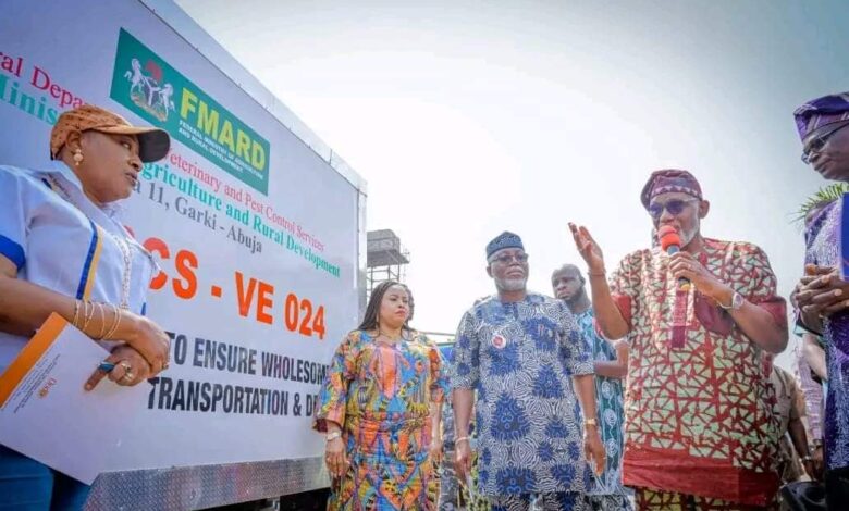 Akeredolu inaugurates new refrigerated van for meat dealers in Ondo 1 IMG 20230113 WA0026