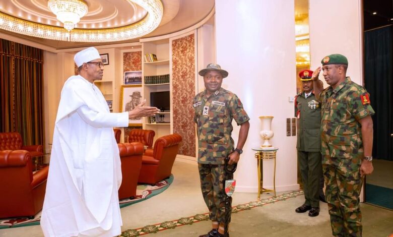 PHOTO NEWS: Buhari receives new Commander of Brigade of Guards 7 IMG 20230120 WA0016