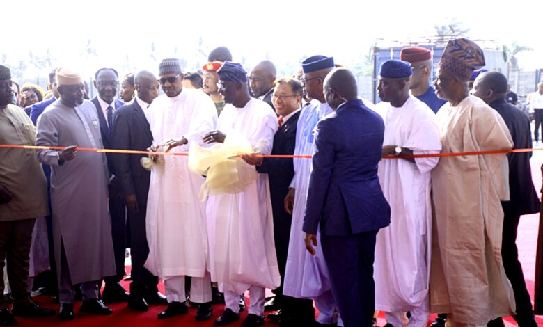 Buhari in Lagos, commissions Lekki Deep Seaport, Rice Mill in Imota 1 IMG 20230123 WA0072