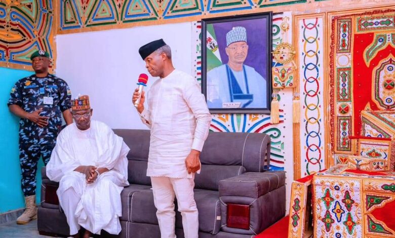 PHOTO NEWS: Osinbajo condoles Governor Sule over son's death 13 IMG 20230127 WA0035