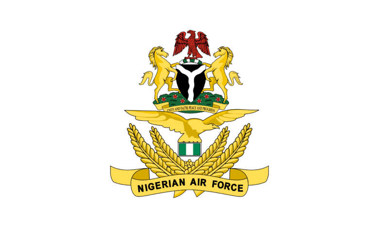 Tragedy averted as Nigeria Air Force aircraft loses tyres, lands with belly in Lagos 1 Nigerian Air Force Logo.wine