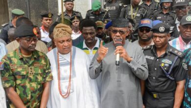 Abiodun visits Sagamu riot scene, vows to go after perpetrators 7 Abiodun 1