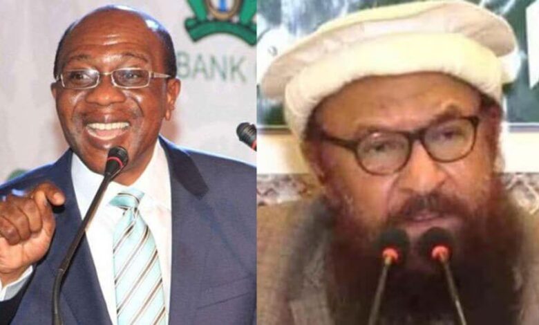 CBN directs DMBs to freeze accounts of individuals linked with terrorist financier 1 CBN Governor Godwin Emefiele and Abdul Rehman Makki 1