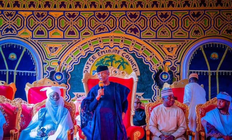 Osinbajo says late Dutse Emir, Dame Adebutu's lives exemplary 3 IMG 20230206 WA0012