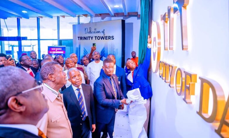 PHOTO NEWS: Osinbajo, Adeboye, Sanwo-Olu at the dedication of RCCG Trinity Towers 9 IMG 20230213 WA0003