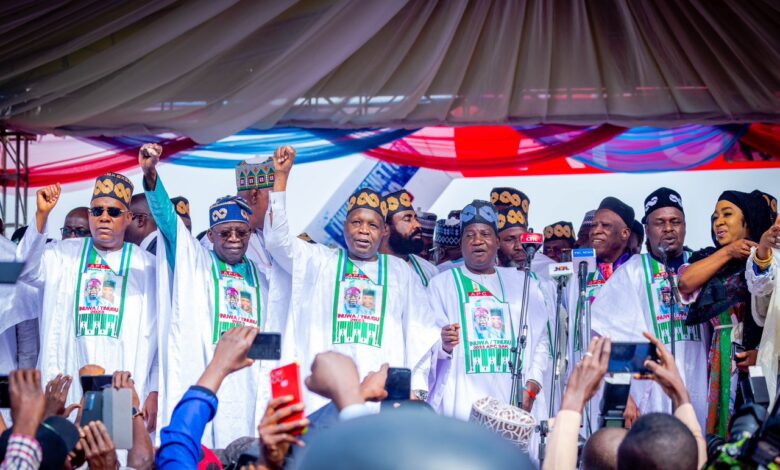Mammoth crowd attends Tinubu's rally in Gombe 25 IMG 20230213 WA0032