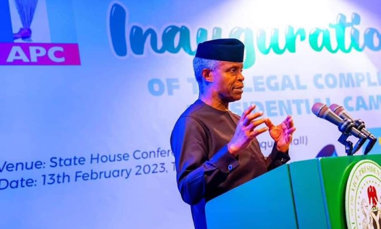 Osinbajo inaugurates APC legal compliance committee for federal, states elective positions 7 IMG 20230214 WA0006