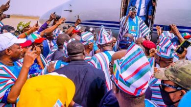 Ibadan stands still as residents welcome Tinubu's campaign train 9 IMG 20230216 WA0025