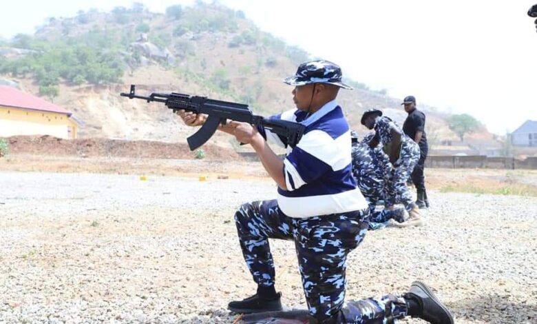 IGP leads senior officers to range, inspects Police animals on course 7 IMG 20230218 WA0031