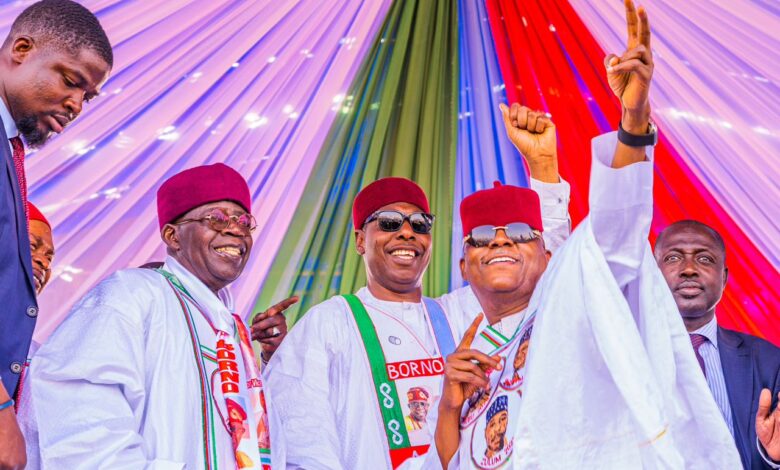 Zulum, others promise to mobilize Borno votes for APC 1 IMG 20230219 WA0014