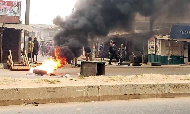Group condemns attacks on commercial banks, IBEDC, LG secretariat in Sagamu 1 WhatsApp Image 2023 02 20 at 11.22.30