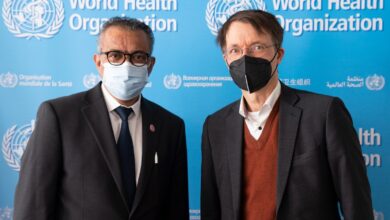Global health leader Germany reaffirms strong support for WHO 6 dr tedros and prof dr karl lautebach