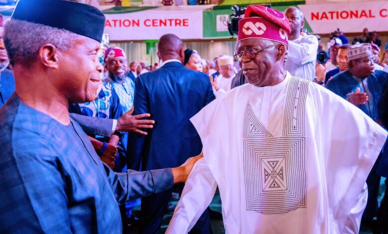 Osinbajo joins Tinubu, Shettima at presentation of INEC's Certificates of Return 3 20230302 070628