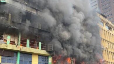 One dies, 7 injured in Balogun market fire 11 Balogun market
