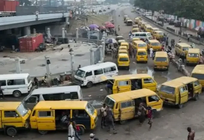 Commercial bus drivers protest against 'agberos' in Lagos 1 DANFO