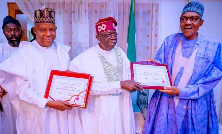 PHOTO NEWS: Tinubu, Shettima in Daura, present Certificate of Return to Buhari 15 IMG 20230302 WA0004