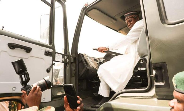 FG unveils troops carrying vehicles as Defence Minister gives kudos to Buhari 7 IMG 20230303 WA0031