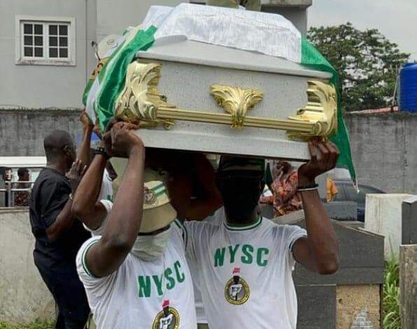 PHOTO NEWS: NYSC member in Lagos train accident laid to rest 13 IMG 20230312 WA0054