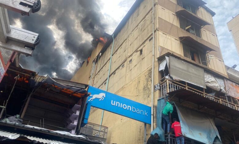 BREAKING: Fire guts Balogun market in Lagos 1 IMG 20230328 WA0041
