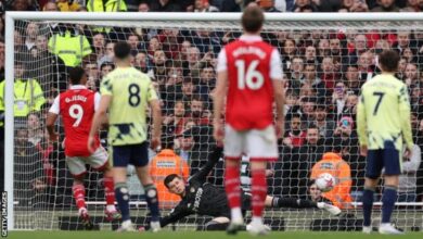 Gabriel Jesus scores twice as Gunners restore eight-point lead 1 129244721 gettyimages 1478751107