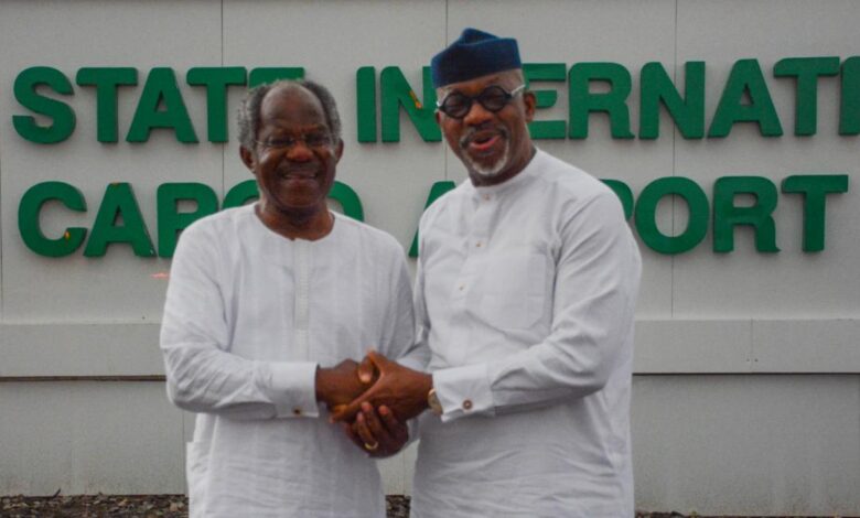 Ogunlesi commends Abiodun over ‘world-class’ cargo airport 1 Abiodun 1