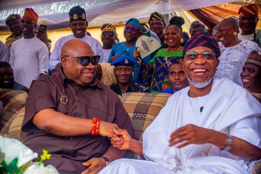 Group to Adeleke: Stay away from Aregbesola's policies 1 Adeleke and Aregbesola 1