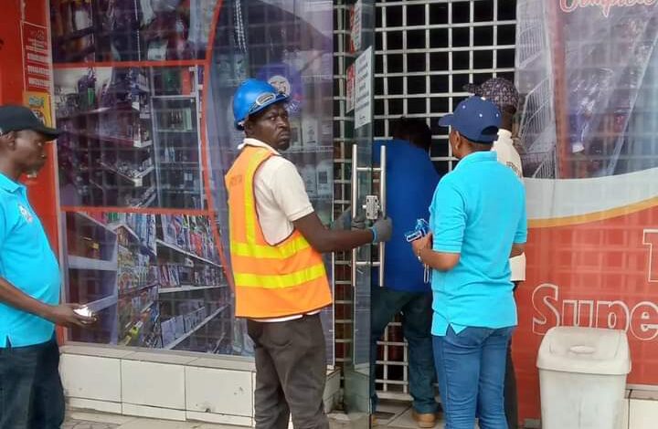 LASG seals two supermarkets for selling expired products, goes after others 1 IMG 20230403 WA0039