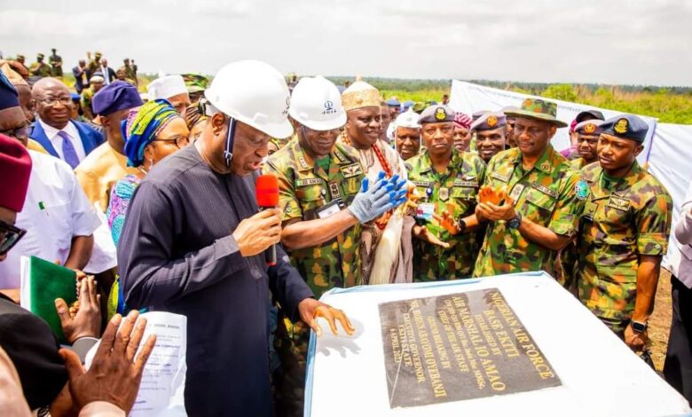 Oyebanji upbeat as Chief of Air Staff lays foundation for Air Force Base at Ekiti Airport 9 IMG 20230407 WA0011