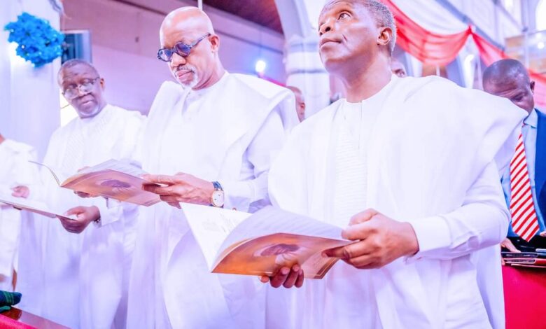 Osinbajo at Ogunlesi's funeral, says his life achievements contributed to common good 7 IMG 20230415 WA0044