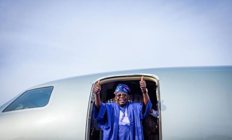 Tinubu returns to Nigeria after 34 days away 27 IMG 20230424 WA0029