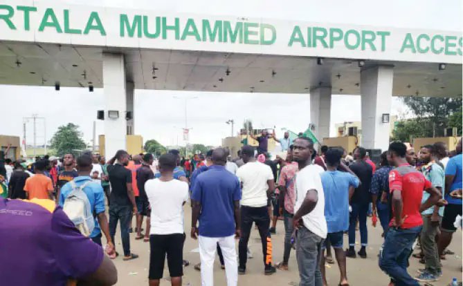 Hike in cost of living: Police warn against possible hijack of planned protests in Osun 1 Lagos airport protest