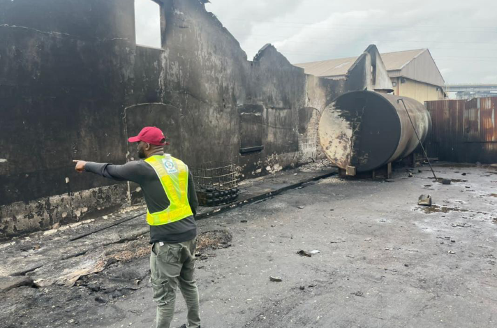 BREAKING: Fire guts Warehouse in Iganmu 3 Screenshot 20230412 112536