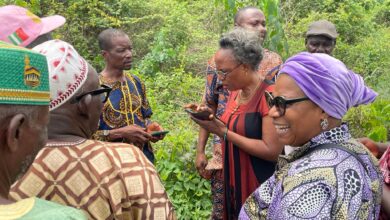 Lawmaker, Akande-Sadipe, facilitates 14th school project in Oluyole 4 Tolulope Akande Sadipe during a visit to the site