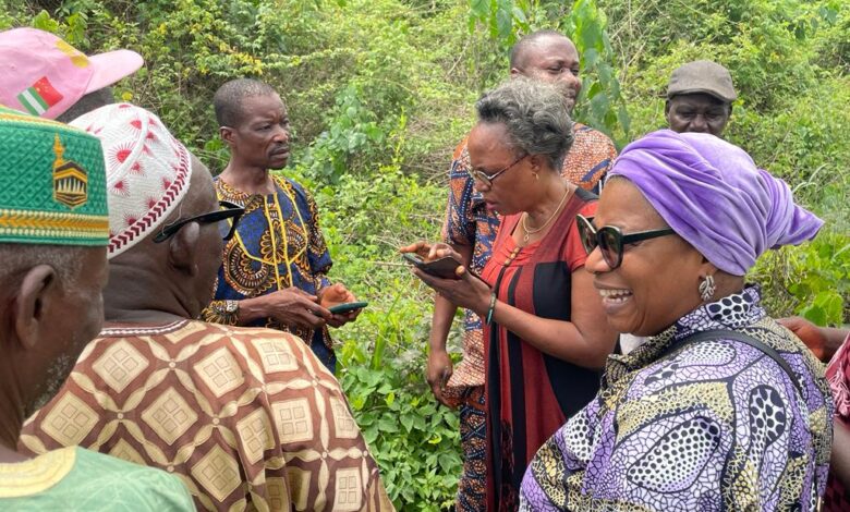 Lawmaker, Akande-Sadipe, facilitates 14th school project in Oluyole 3 Tolulope Akande Sadipe during a visit to the site