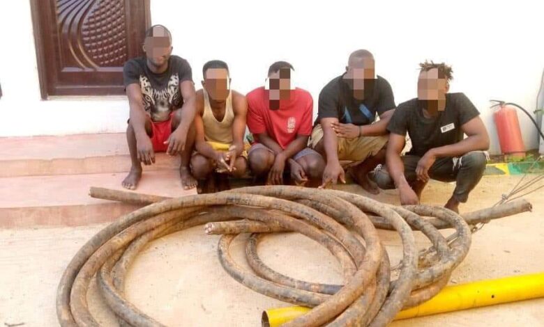 Police nab five for vandalising Lagos Electricity Board cables 1 a energyday 3 1