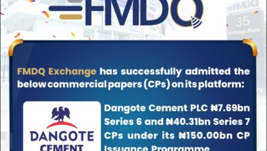 Dangote Cement quotes additional N90bn CP on FMDQ Exchange 9 Apr 2023 Dangote Cement PLC Series 6 7 CPs Q