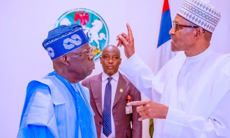 FG declares Monday work free day for Tinubu's inauguration 1 Buhari Tinubu5