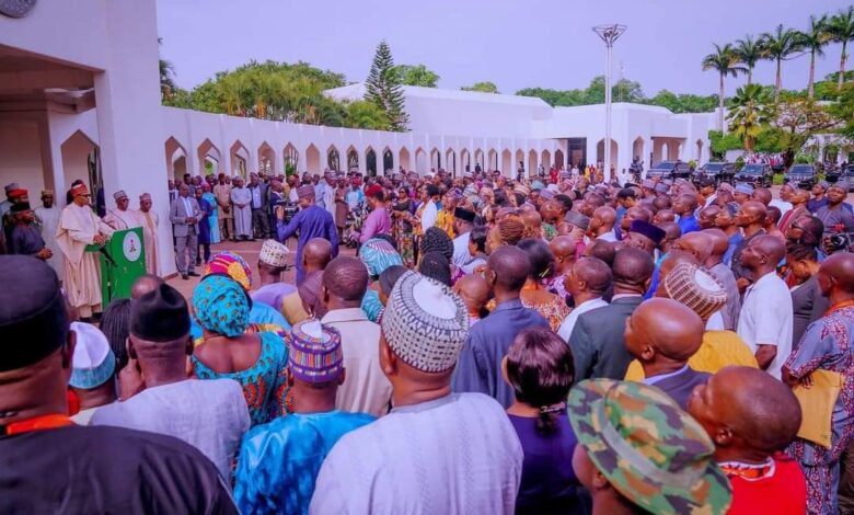 In valedictory address, Buhari thanks Ministers, Aso Rock staff for service to Nigeria 7 Buhari Villa 1