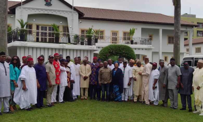 House of Reps Speakership: Sanwo-Olu hosts Abass, Kalu, harps on indivisibility of Nigeria 1 IMG 20230513 WA0062