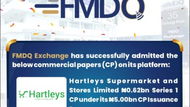 FMDQ Exchange admits Hartleys Supermarket & Store CP 6 Mar 2023 Hartleys Supermarket and Stores Limited Series 1 CPs Q