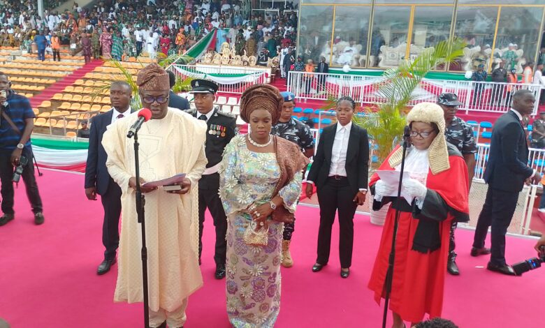 PHOTO NEWS: Makinde sworn in as Oyo governor for second term 13 Oyo Makinde5
